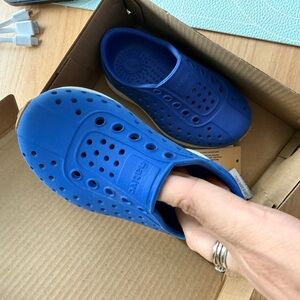 Native Shoes Kids Water Shoes in Blue